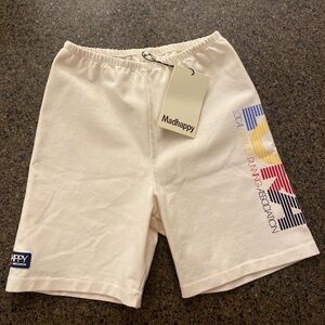 Madhappy Lora Bike Short Size S Small Cotton Ivory NEW
